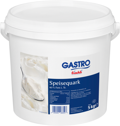 frischli Produktabbildung GASTRO frischli Speisequark 40 % 5 kg
